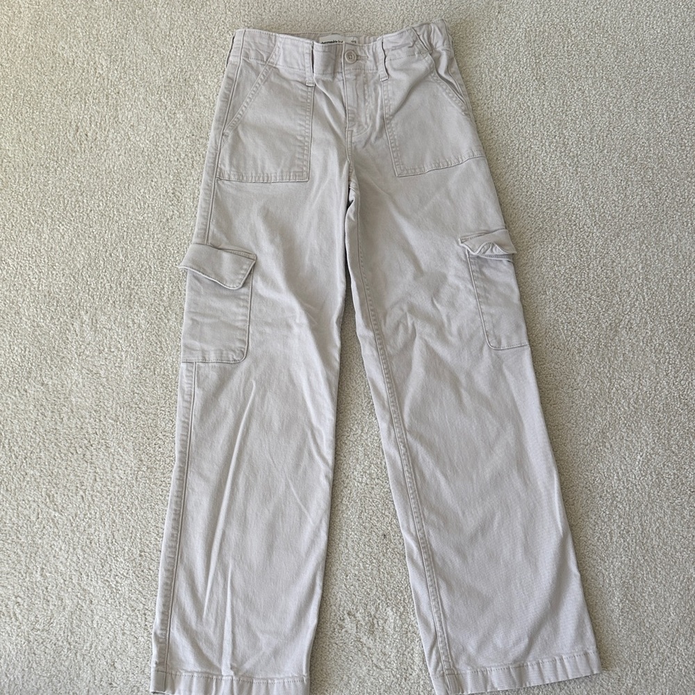 Abercrombie Kids beige Cargo Pants